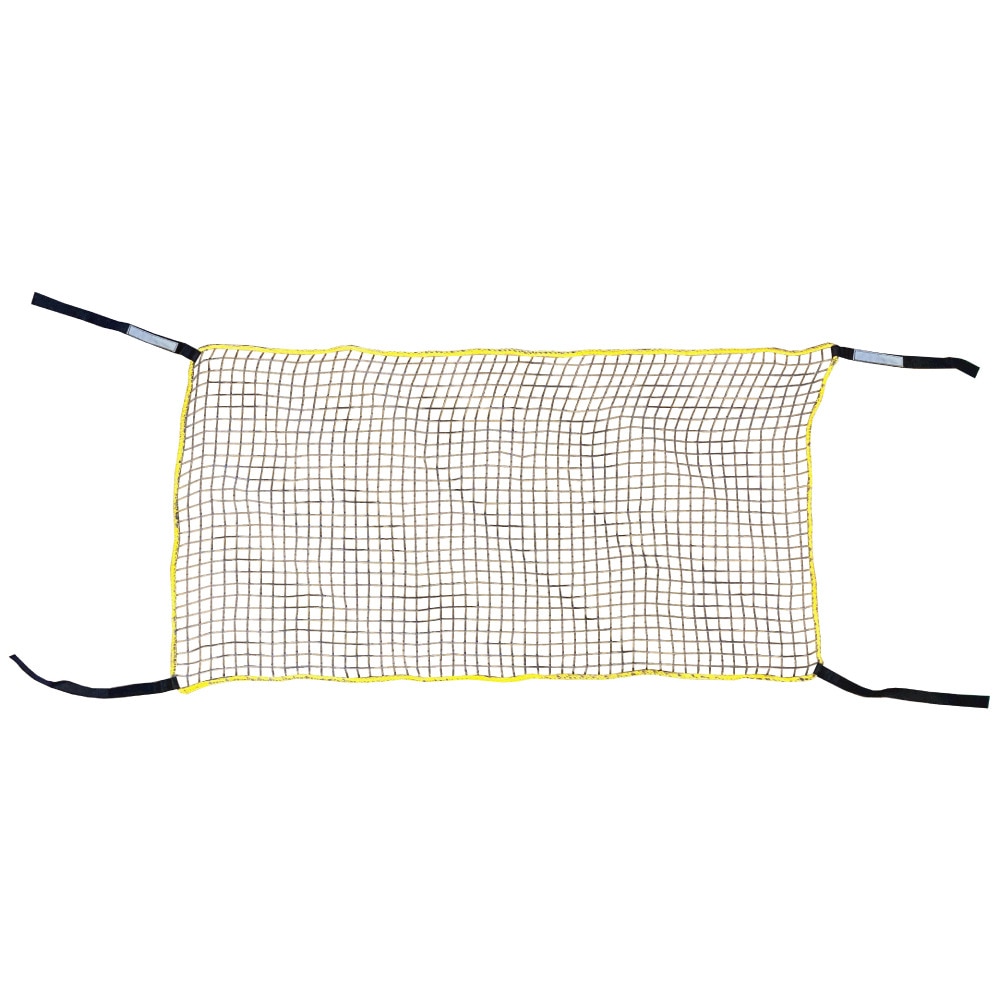 【送料無料】ティーエフサービス 落下防止ネット 面ファスナータイプ 1500mm イエロー×グレー RNM-15