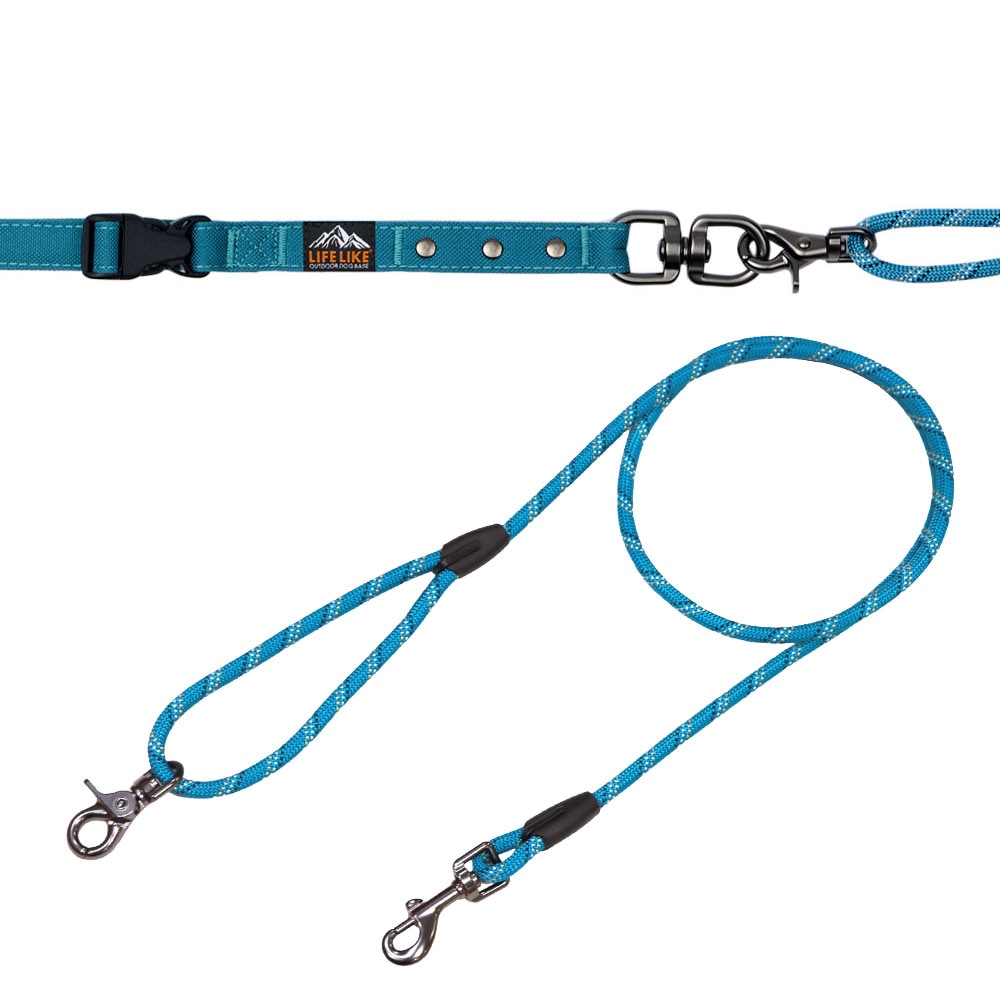 【送料無料】ライフライク 2WAYライトハンズフリーリード ターコイズ 125R03