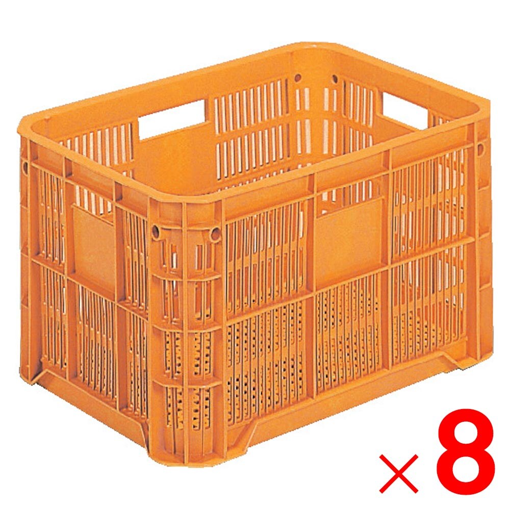 送料無料】【法人限定】サンコー ミルククレート 500 オレンジ 202603