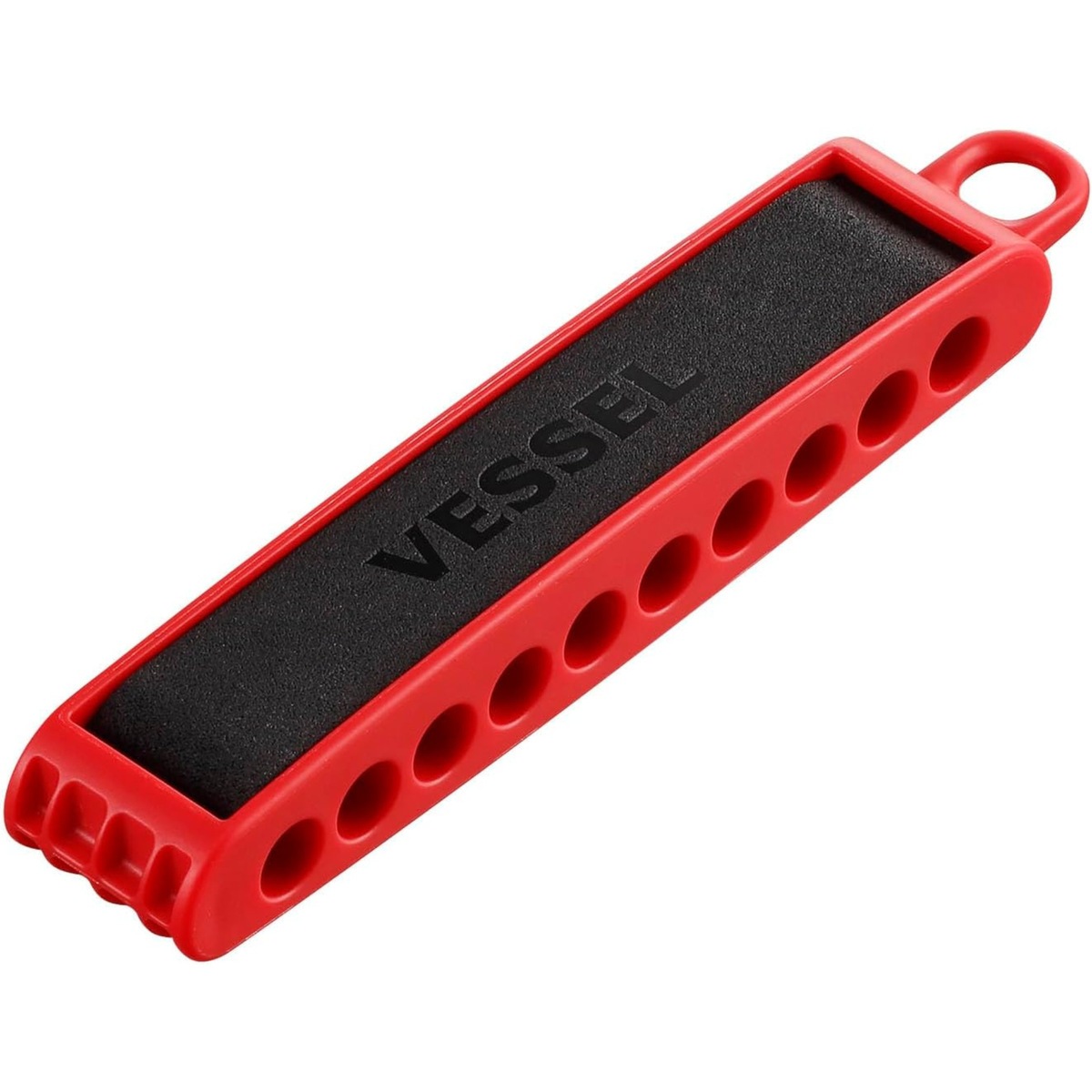ベッセル VESSEL ビットホルダー 10本用 6.35mm 赤 BH-10R