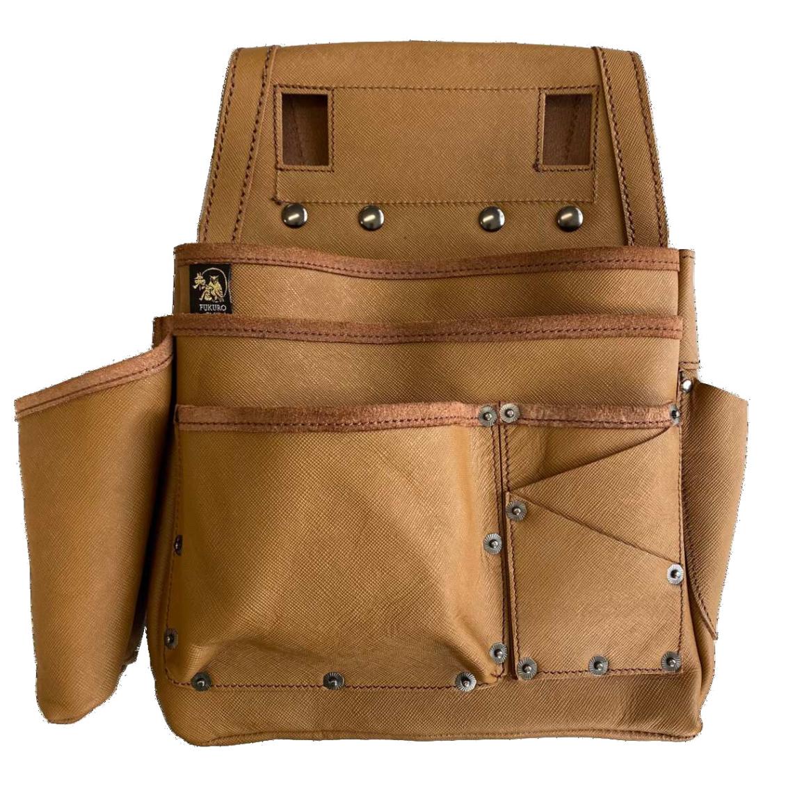 【送料無料】ふくろ倶楽部 朱雀 剛 Gou 釘袋 キャメル SZ-835CM