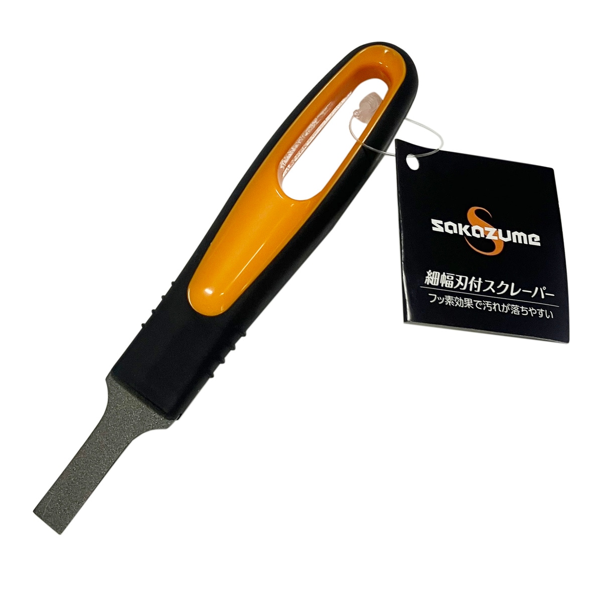 雫プレート　詳細画像2枚目　チャームあり¥180 無し¥160 坂爪製作所 細幅刃付スクレーパー ショート 6mm FSS-6 | 工具,大工道具