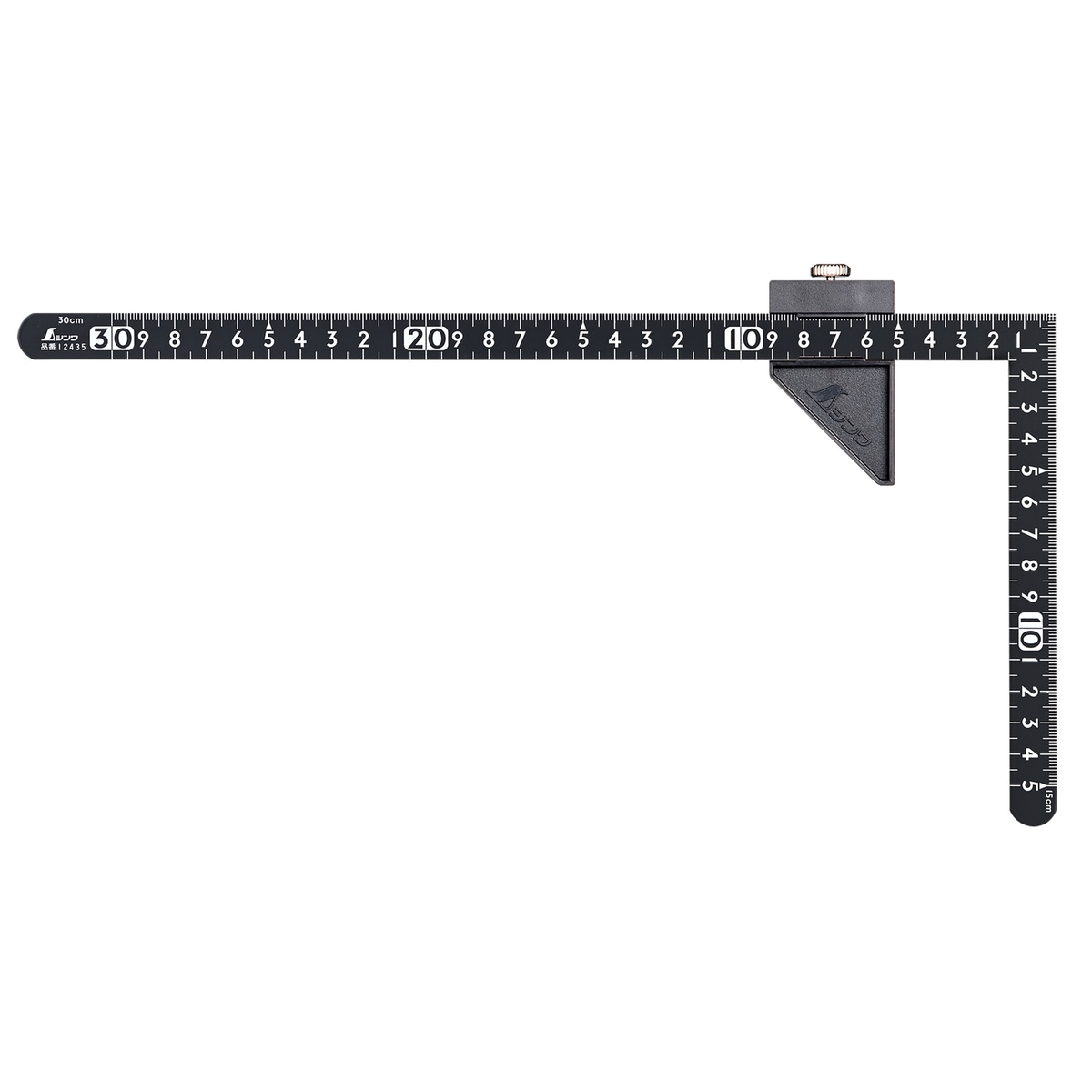 シンワ測定 曲尺 小型 平 サンデーカーペンター 30×15cm 表裏同目 12442