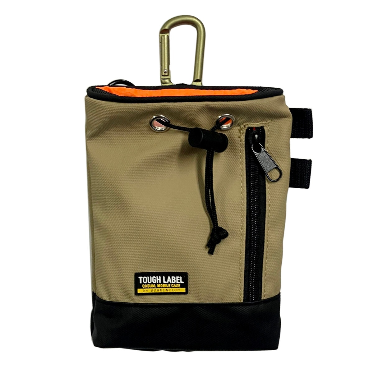 中林製作所 タフレーベル ボトルが入る小物ケース カラビナ付 FT-10