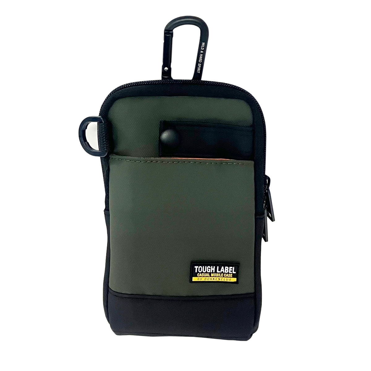 中林製作所 タフレーベル 撥水ポーチ カラビナ付 FT-11