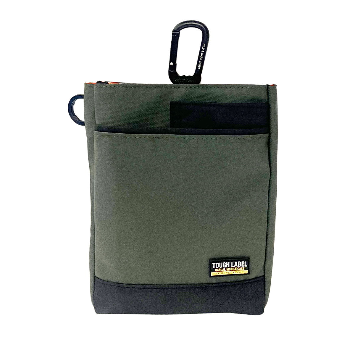中林製作所 タフレーベル 撥水ポーチ カラビナ付 FT-13