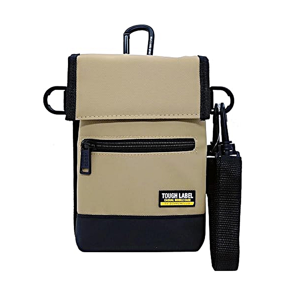 中林製作所 タフレーベル 撥水ポーチ カラビナ付 FT-14