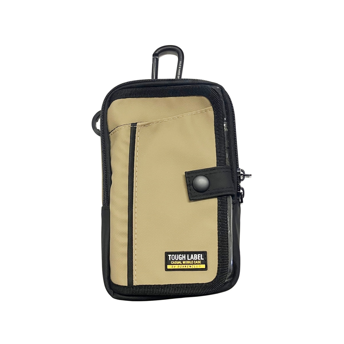 中林製作所 タフレーベル 撥水ポーチ カラビナ付 FT-15