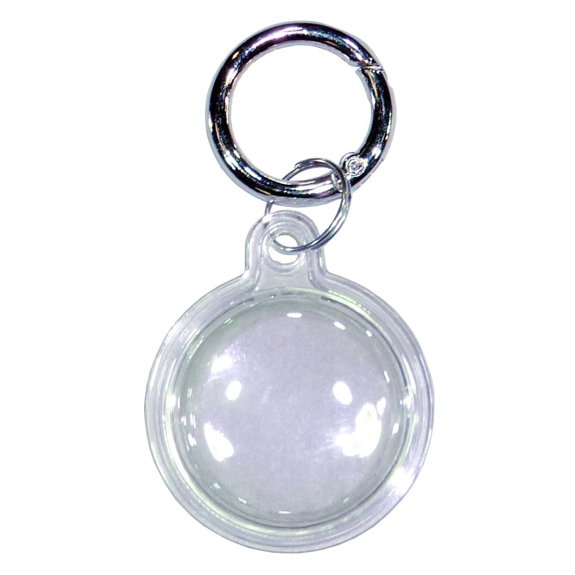 イーコスモ 防水キーホルダー ホワイト ローシャルタグ用 YF-1317