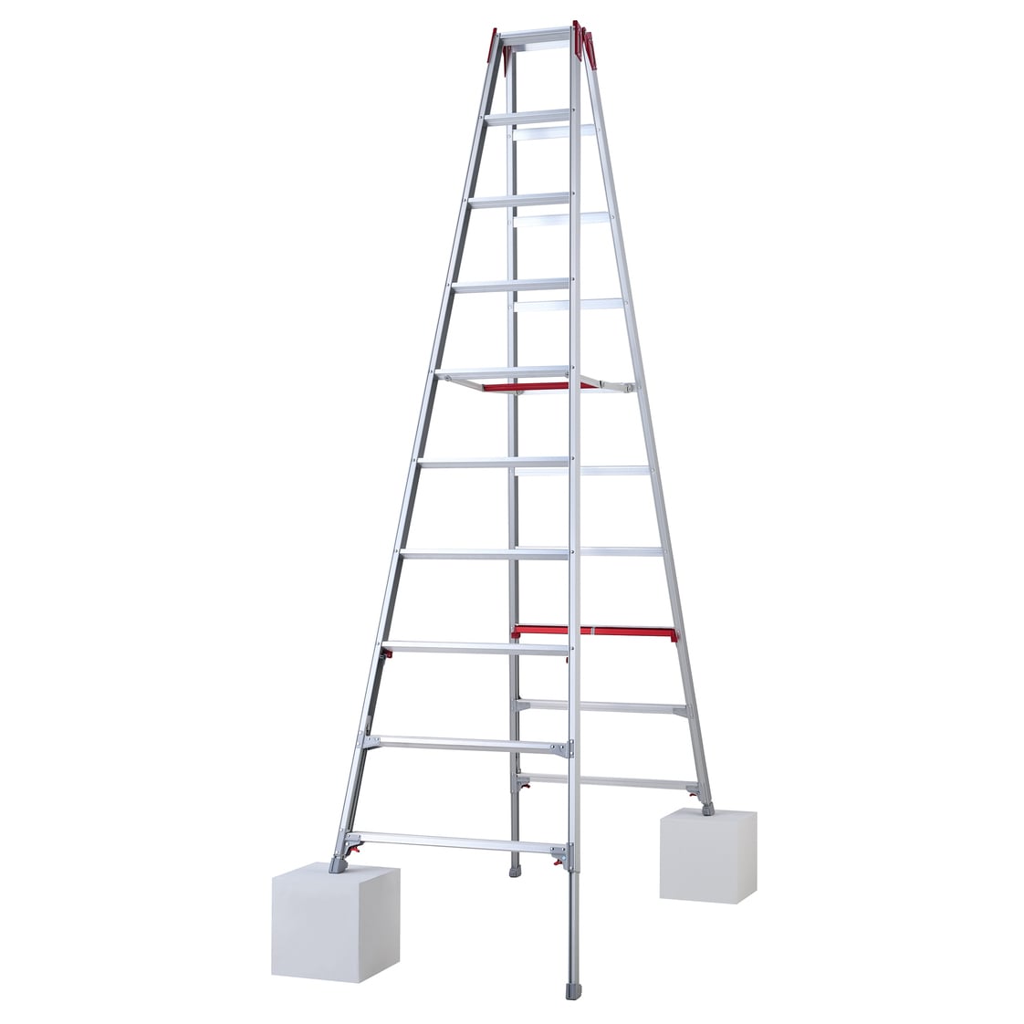 【送料無料】【法人限定】長谷川工業 上部操作式伸縮脚立 シャガマン RYR-30a 【メーカー直送・代引不可・置配不可・配送地域限定】