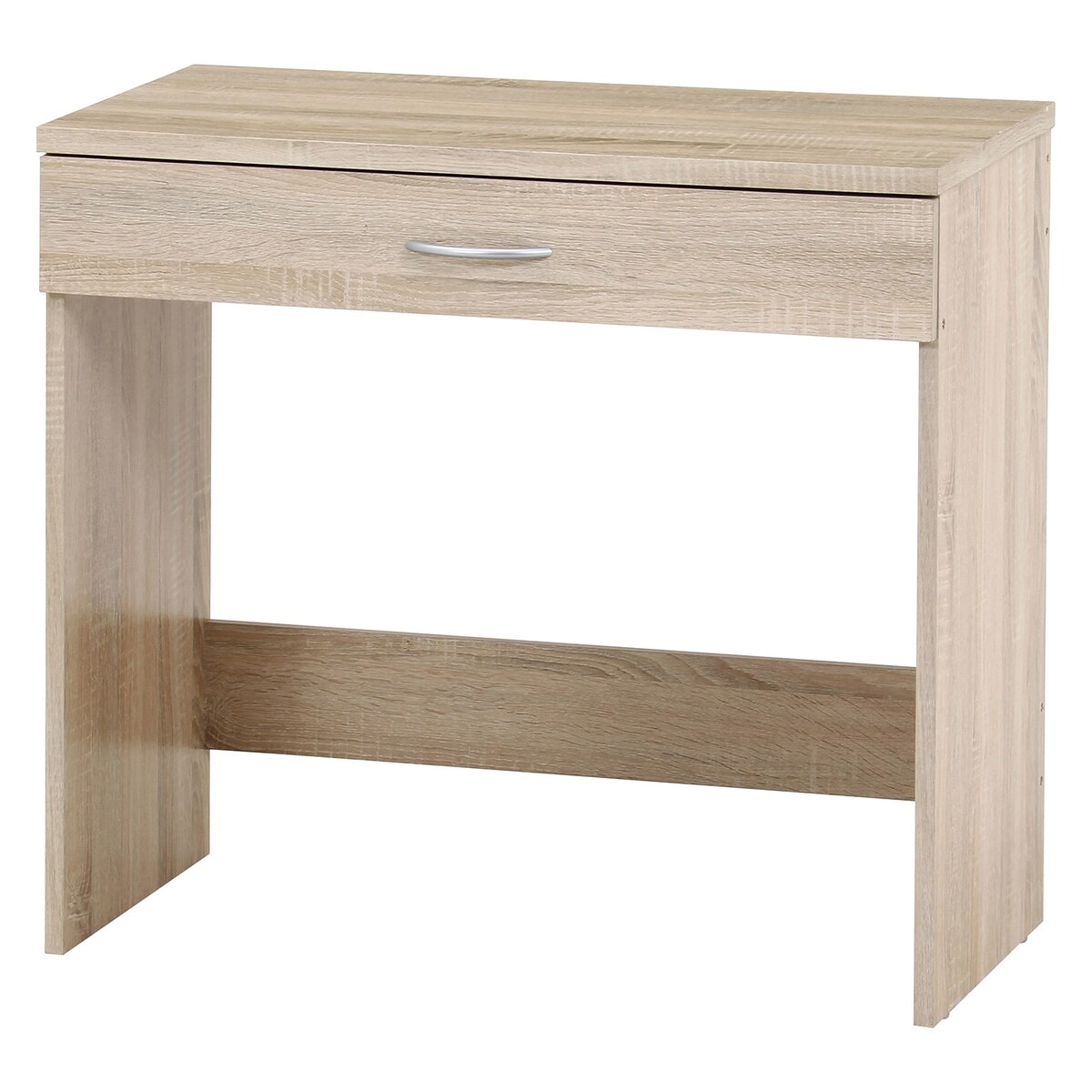 【送料無料】不二貿易 引き出し付きデスク オーク FBC618 【メーカー直送・代引不可・置配不可・配送地域限定】