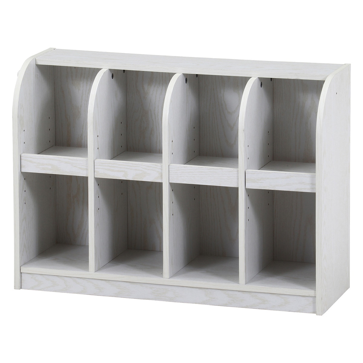 【送料無料】不二貿易 キッズブックラック オークWH FBC623 【メーカー直送・代引不可・置配不可・配送地域限定】