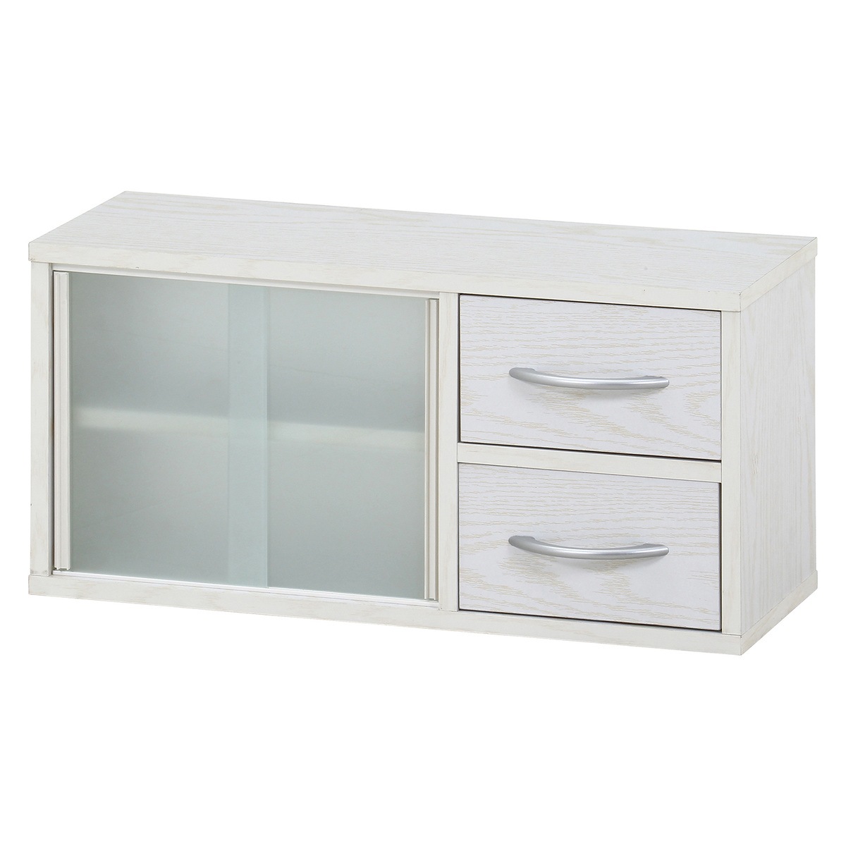 【送料無料】カウンター上収納ラック 60幅 オークWH FBC649 【メーカー直送・代引不可・置配不可・配送地域限定】