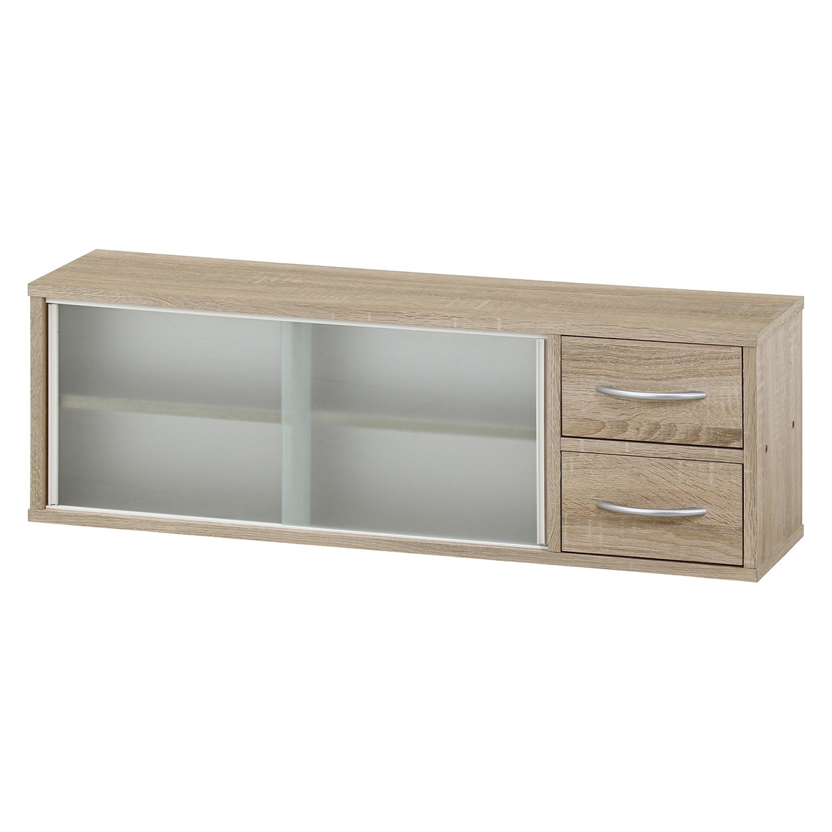 【送料無料】不二貿易 カウンター上収納ラック 90幅 オーク FBC650 【メーカー直送・代引不可・置配不可・配送地域限定】