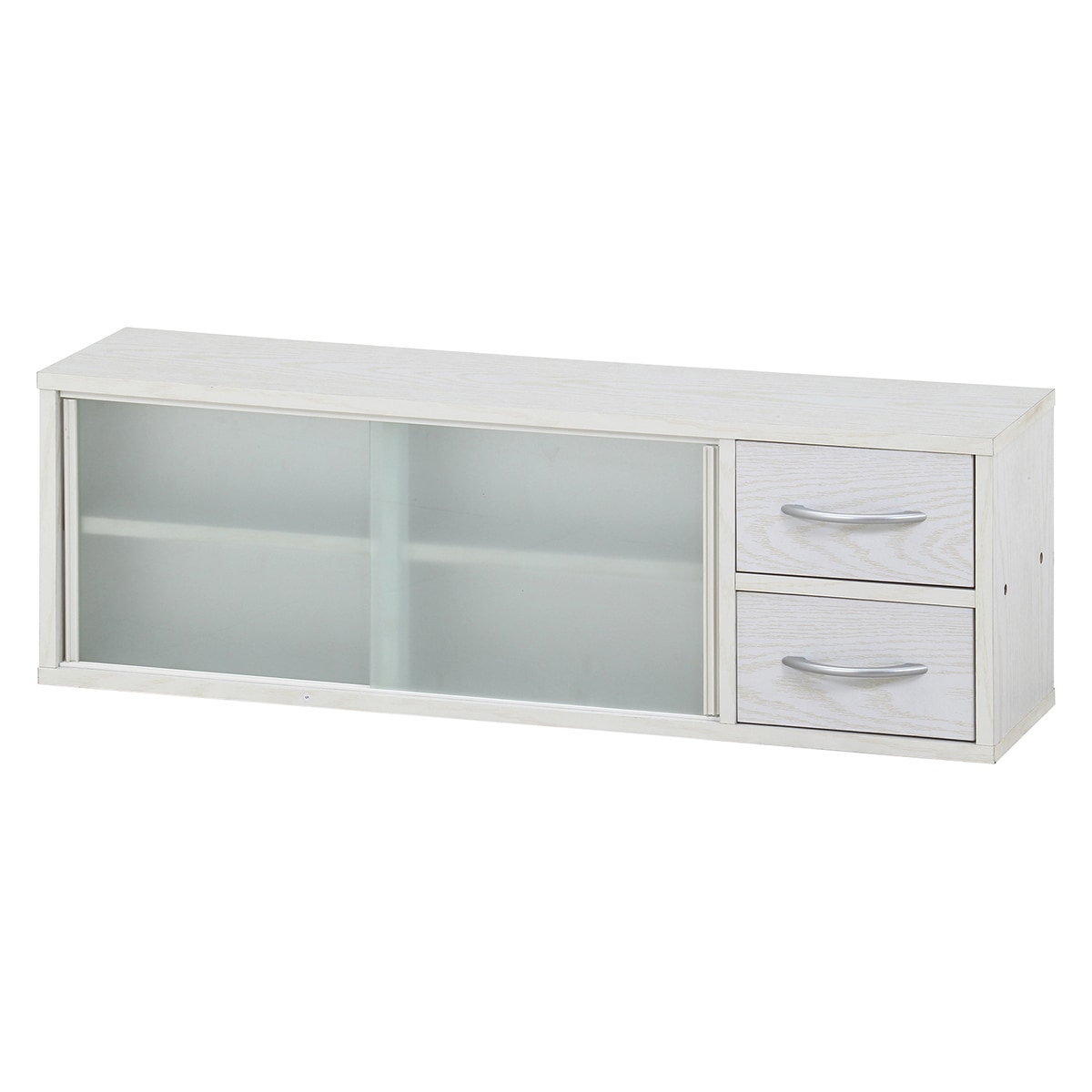 【送料無料】不二貿易 カウンター上収納ラック 90幅 オークWH FBC650 【メーカー直送・代引不可・置配不可・配送地域限定】