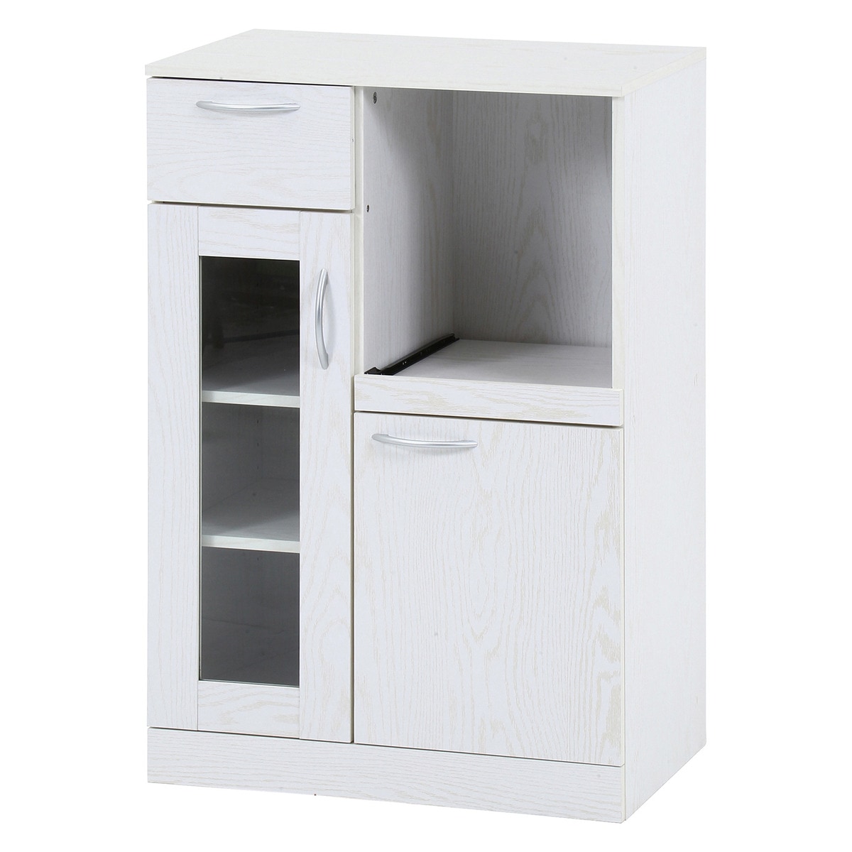 【送料無料】不二貿易 キッチンボード オークWH 6540 【メーカー直送・代引不可・置配不可・配送地域限定】