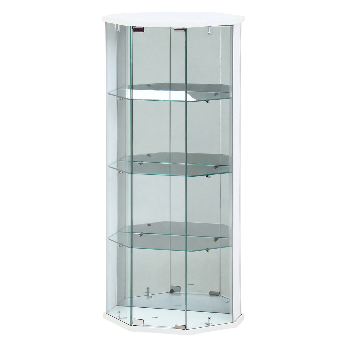 送料無料】不二貿易 ガラスコレクションケース4段コーナー TMG-G-85-1