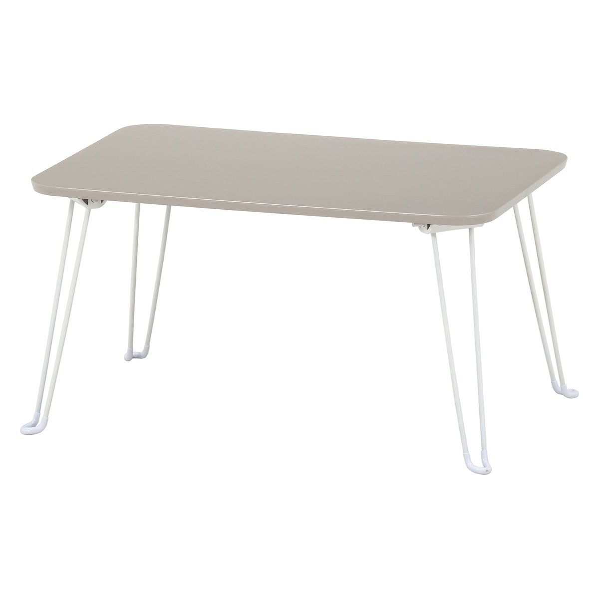 【送料無料】不二貿易 クスミカラーテーブル クレール 6040 グレージュ HH-60401-407 【メーカー直送・代引不可・置配不可・配送地域限定】