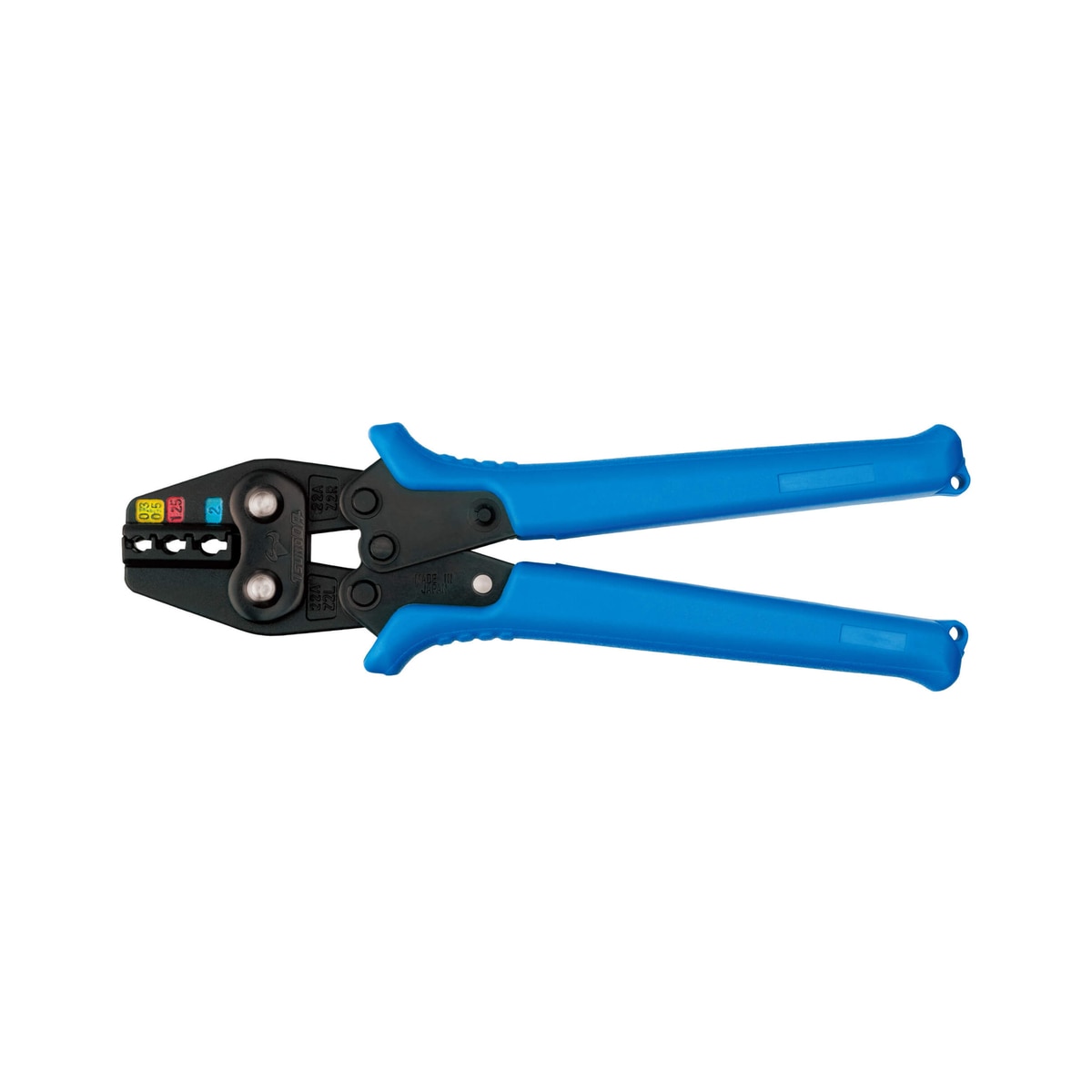 【送料無料】ツノダ 圧着工具 絶縁被覆付圧着端子・スリーブ用 0.3/0.5/1.25/2 TPZ-2