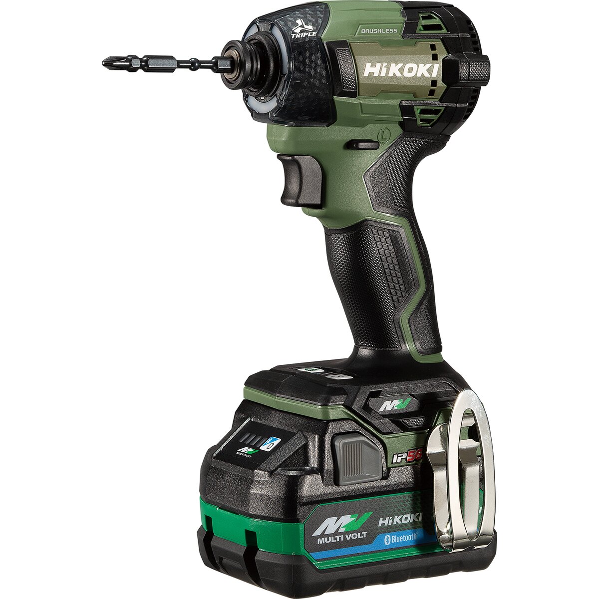 HIKOKI　WR36DC2XP　インパクトレンチ　バッテリー二個/充電器付き　未使用品　【ハンズクラフト宜野湾店】 HiKOKI ハイコーキ 36V コードレスインパクトレンチ (バッテリ2個
