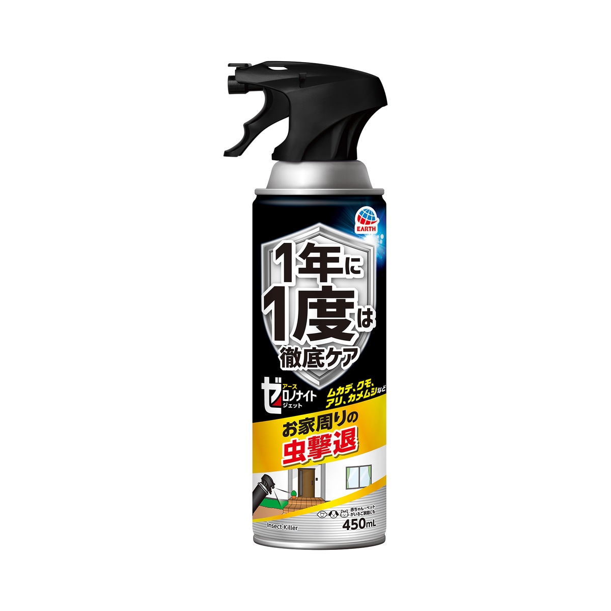 アース製薬 ゼロノナイト イヤな虫用ジェット 450ml