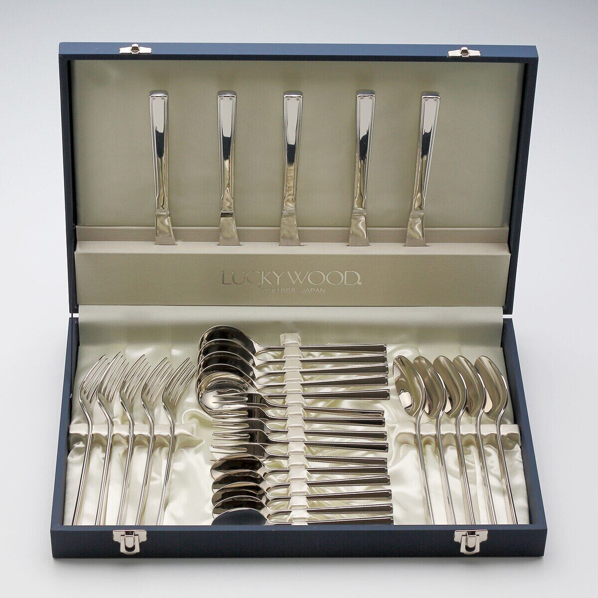 【iko】ラッキーウッド　カトラリーセット　ロッキンガム　ディナーセット 送料無料】ラッキーウッド カトラリーセット フレンチアクセント