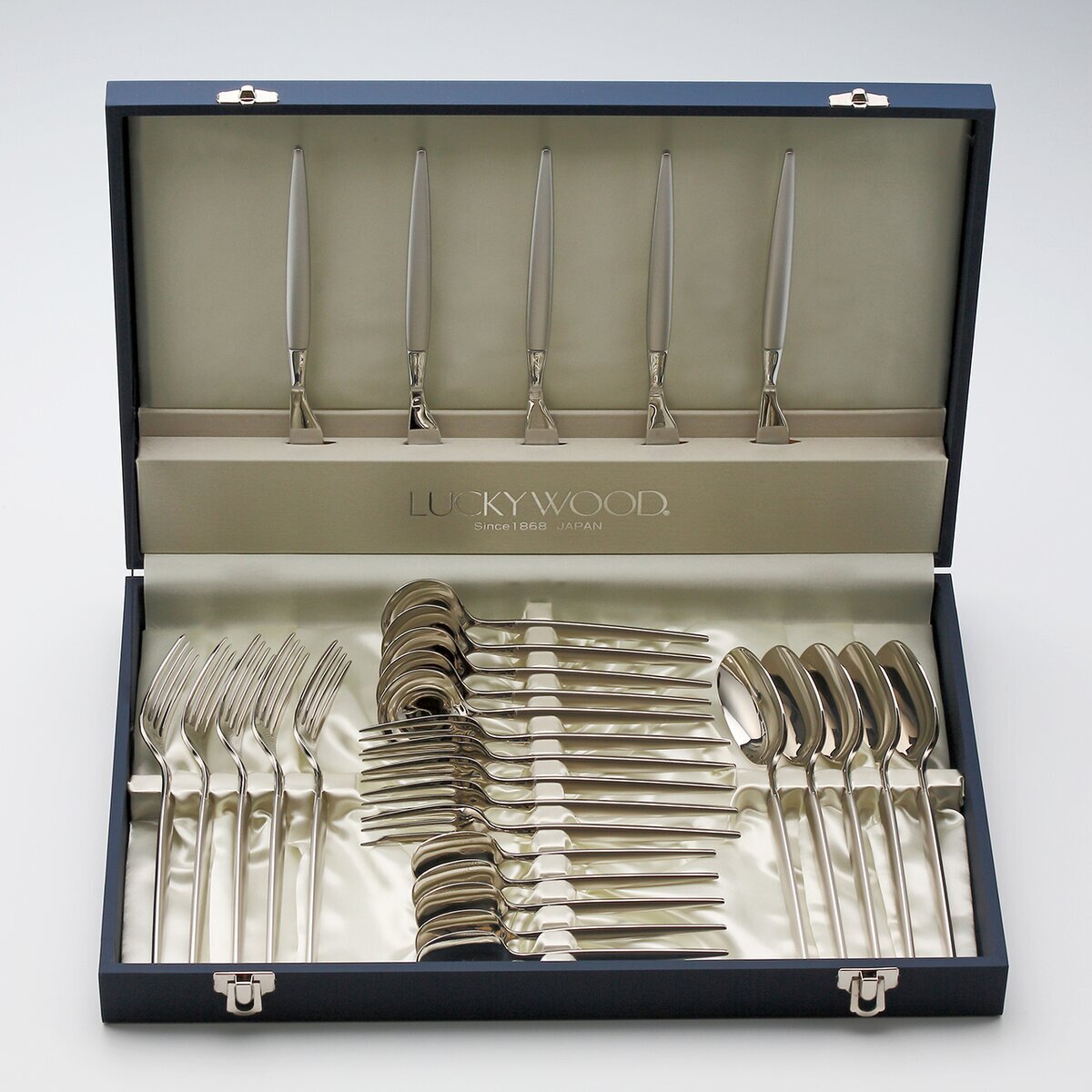 【送料無料】ラッキーウッド カトラリーセット ミルトア ディナーセット30pc 5客用 5-12530-0110
