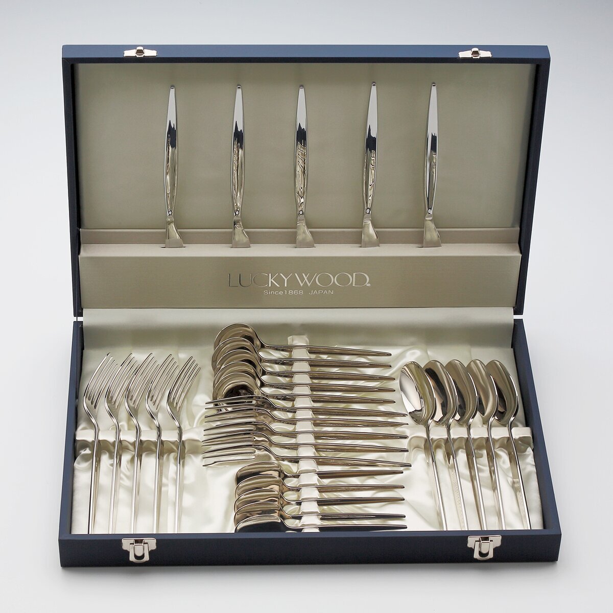 【送料無料】ラッキーウッド カトラリーセット メテオラ ディナーセット5客用 30pc 5-12630-0110