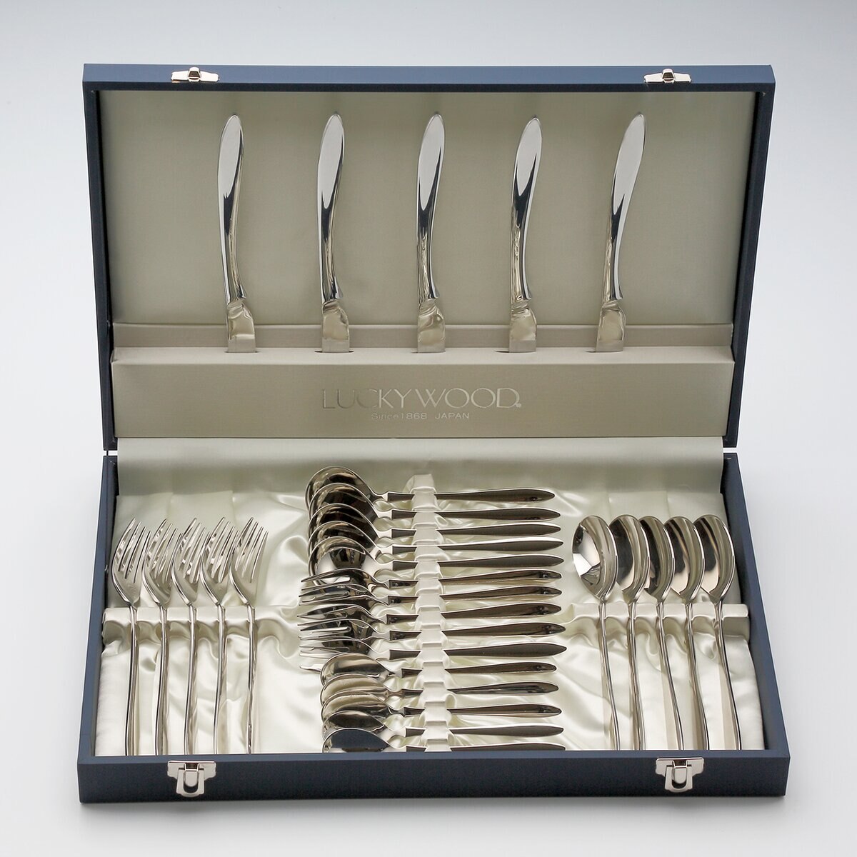 【送料無料】ラッキーウッド カトラリーセット プレコ ディナーセット5客用 30pc 5-16330-0110