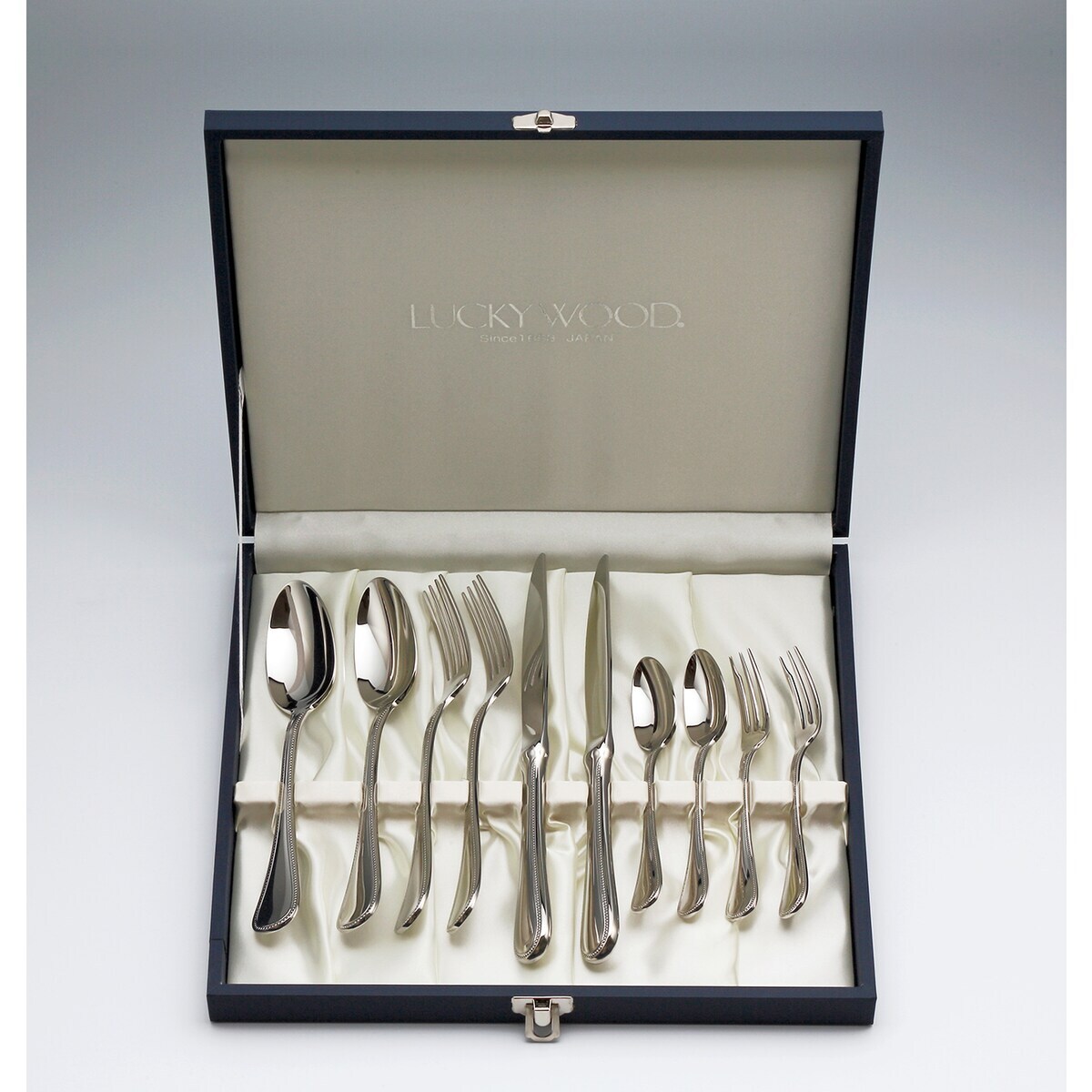 【送料無料】ラッキーウッド カトラリーセット フレンチアクセント ペアディナーセット 10pc 5-18410-2110