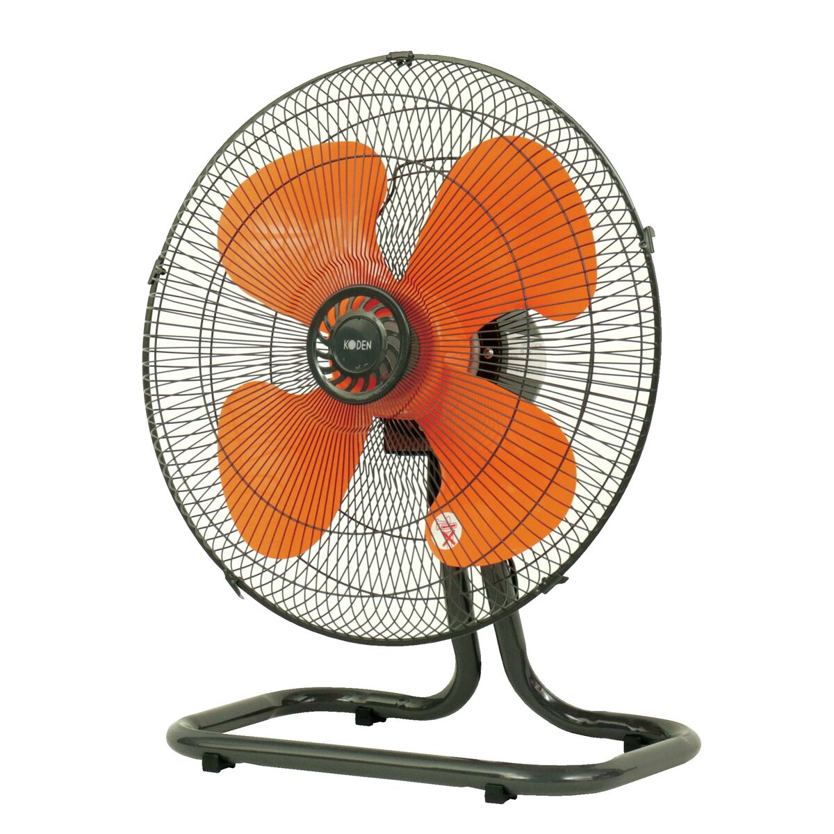 業務用扇風機 オレンジ 4枚羽根 業務用大型扇風機 4枚羽根