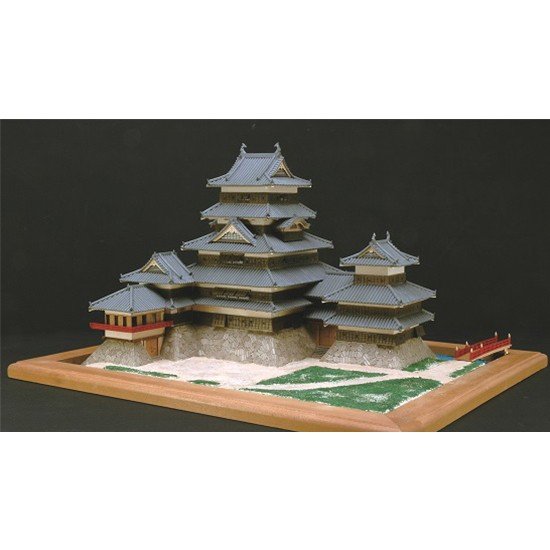 送料無料】ウッディジョー 木製建築模型 1/150 松本城 | アート・工作