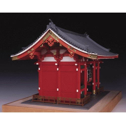 送料無料】ウッディジョー 木製建築模型 1/50 浅草寺 雷門