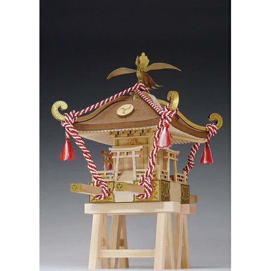 【送料無料】ウッディジョー 木製建築模型 1/10 ミニみこし