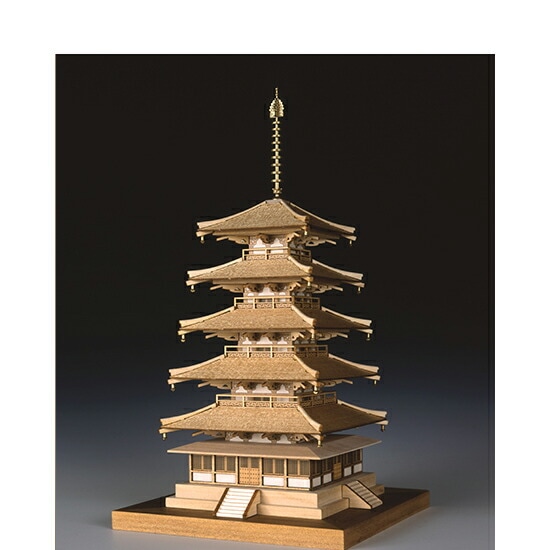 イマイ 法隆寺 五重の塔 1/40 白木造り イマイ 法隆寺 五重の塔 1⁄40