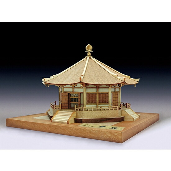 送料無料】ウッディジョー 木製建築模型 1/150 法隆寺 夢殿 | アート