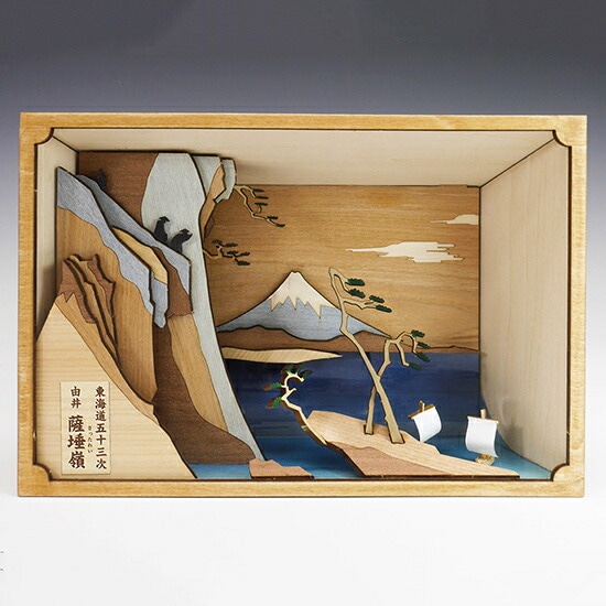 【送料無料】ウッディジョー 東海道五十三次シリーズ 由井 さったれい