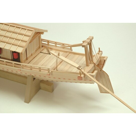 送料無料】ウッディジョー 木製帆船模型 1/24 屋形船 | アート・工作