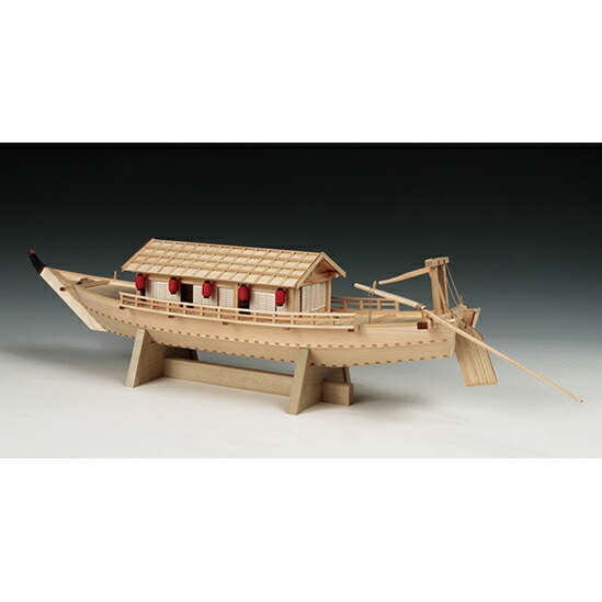 送料無料】ウッディジョー 木製帆船模型 1/24 屋形船 | アート・工作