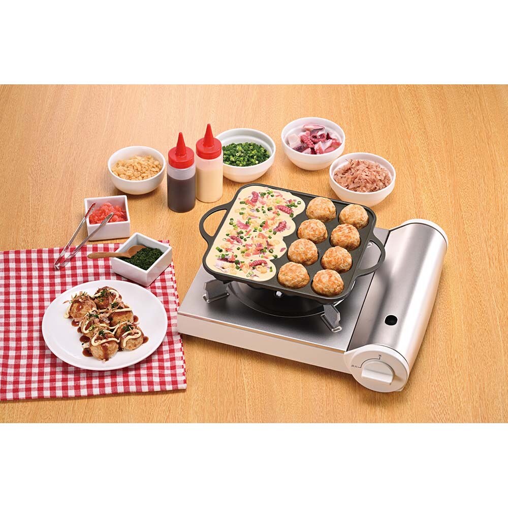 和平フレイズ 元祖やきやき アルミダイカストたこ焼器 16穴 YR-030