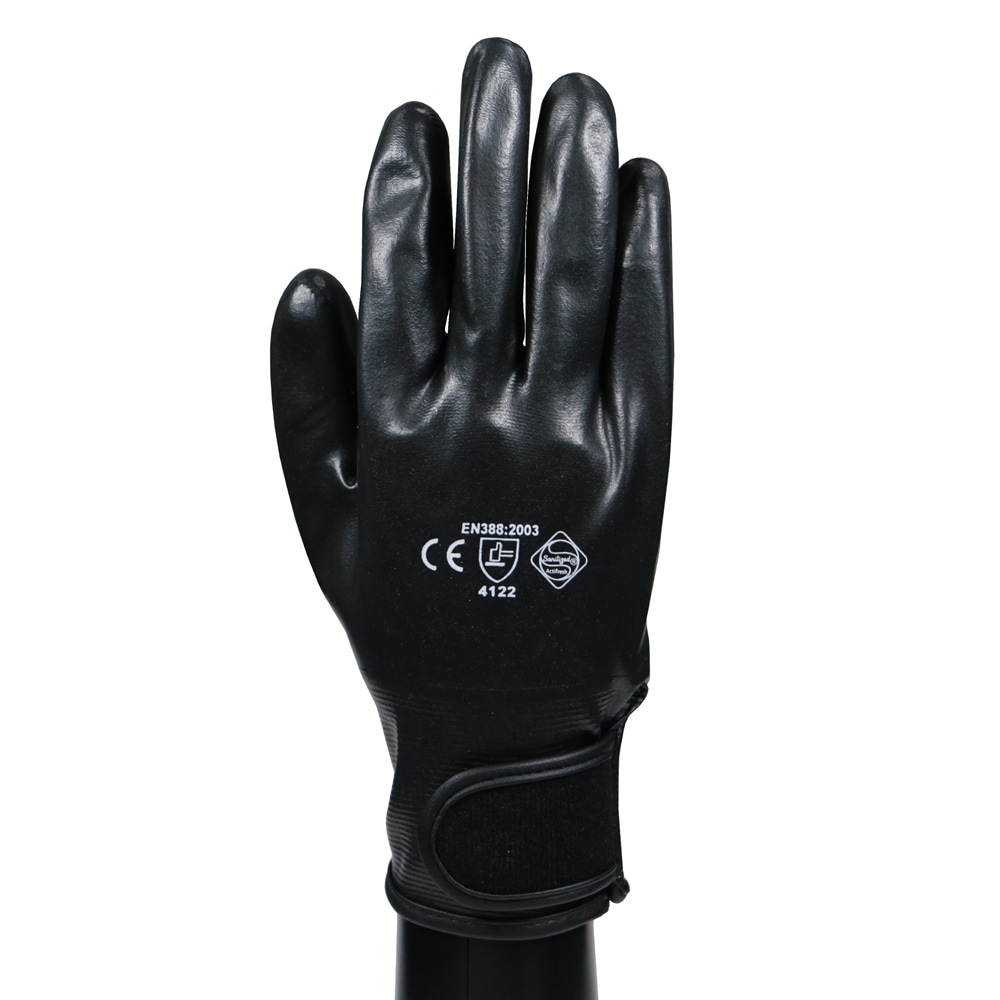 ジプロア ソフトニトリルグローブ マジック付 ブラック LL N3111