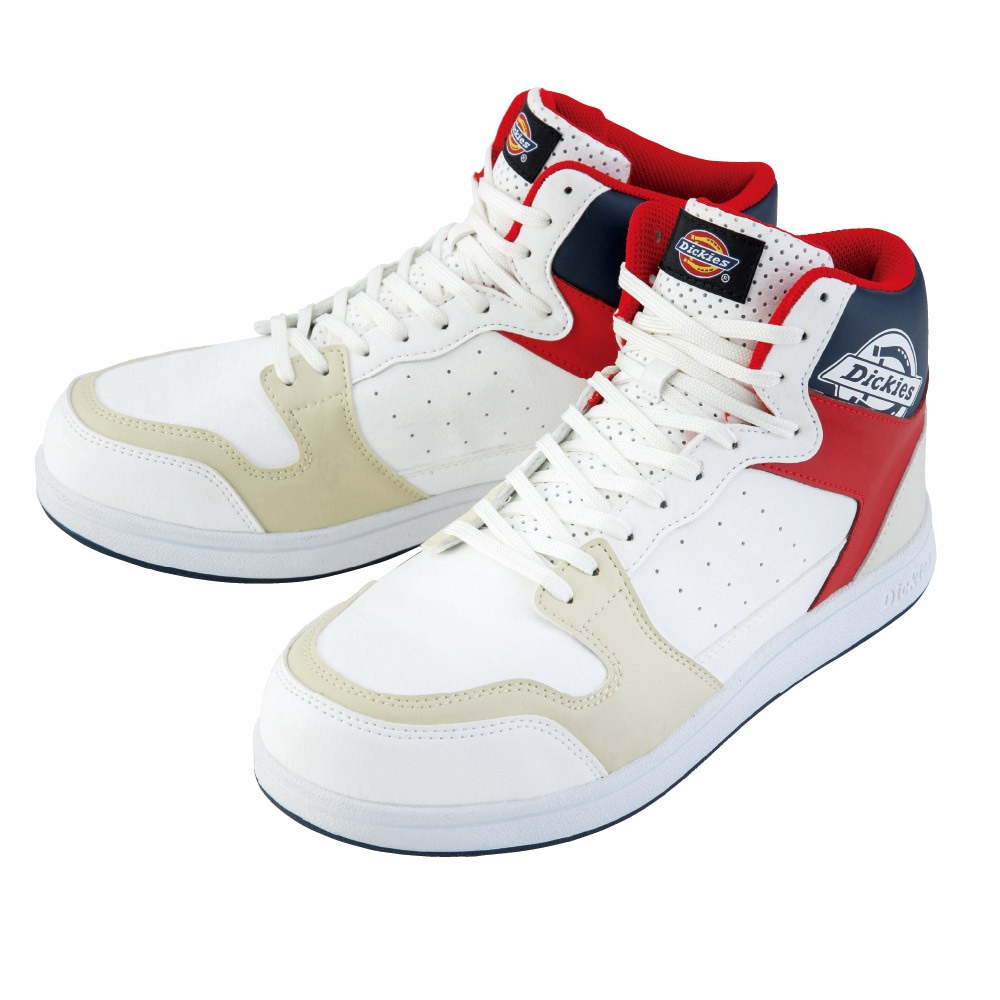 ディッキーズ Dickies セーフティースニーカー ミドル ホワイト