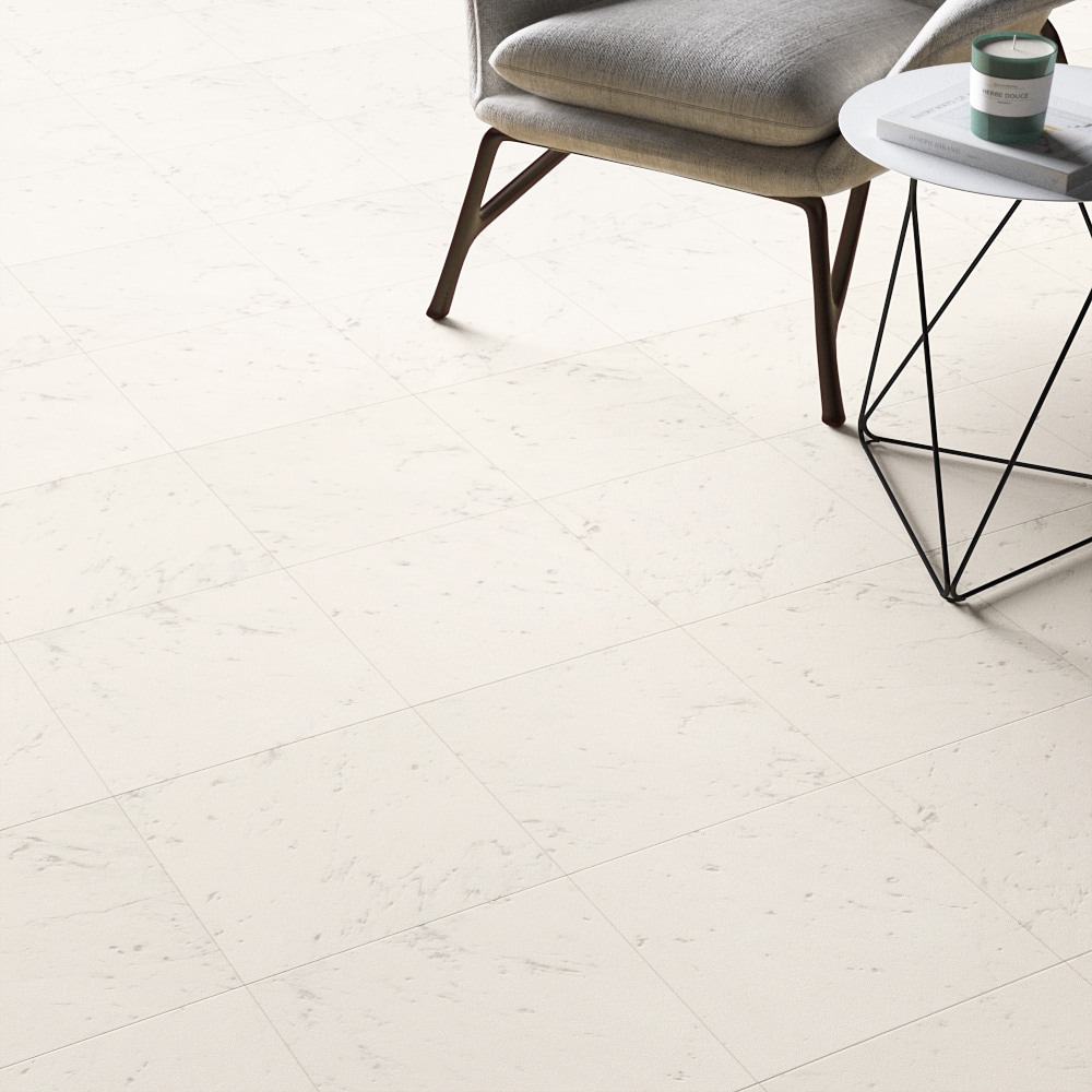 【送料無料】【法人限定】クッションフロア ビアンコカララ 182cm×20m E1057 【メーカー直送・代引不可・置配不可】