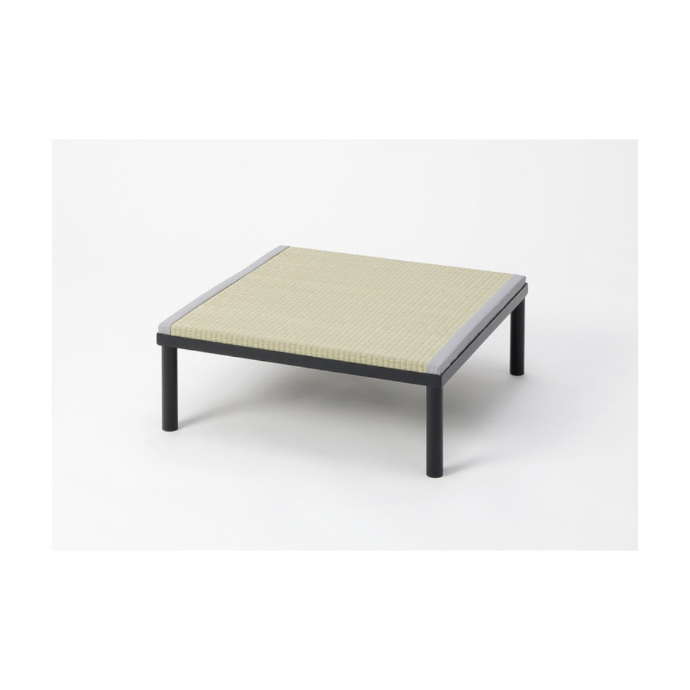 【送料無料】畳アイアン小上がり ロータイプ 60×60×23cm い草グレー 【メーカー直送・代引不可・置配不可】