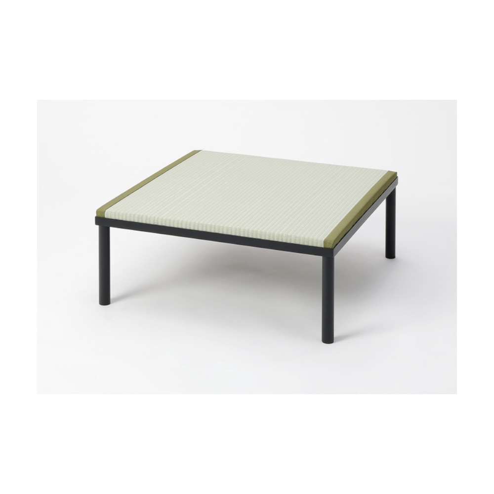 【送料無料】畳アイアン小上がり ハイタイプ 60×60×29cm 樹脂製グリーン 【メーカー直送・代引不可・置配不可】