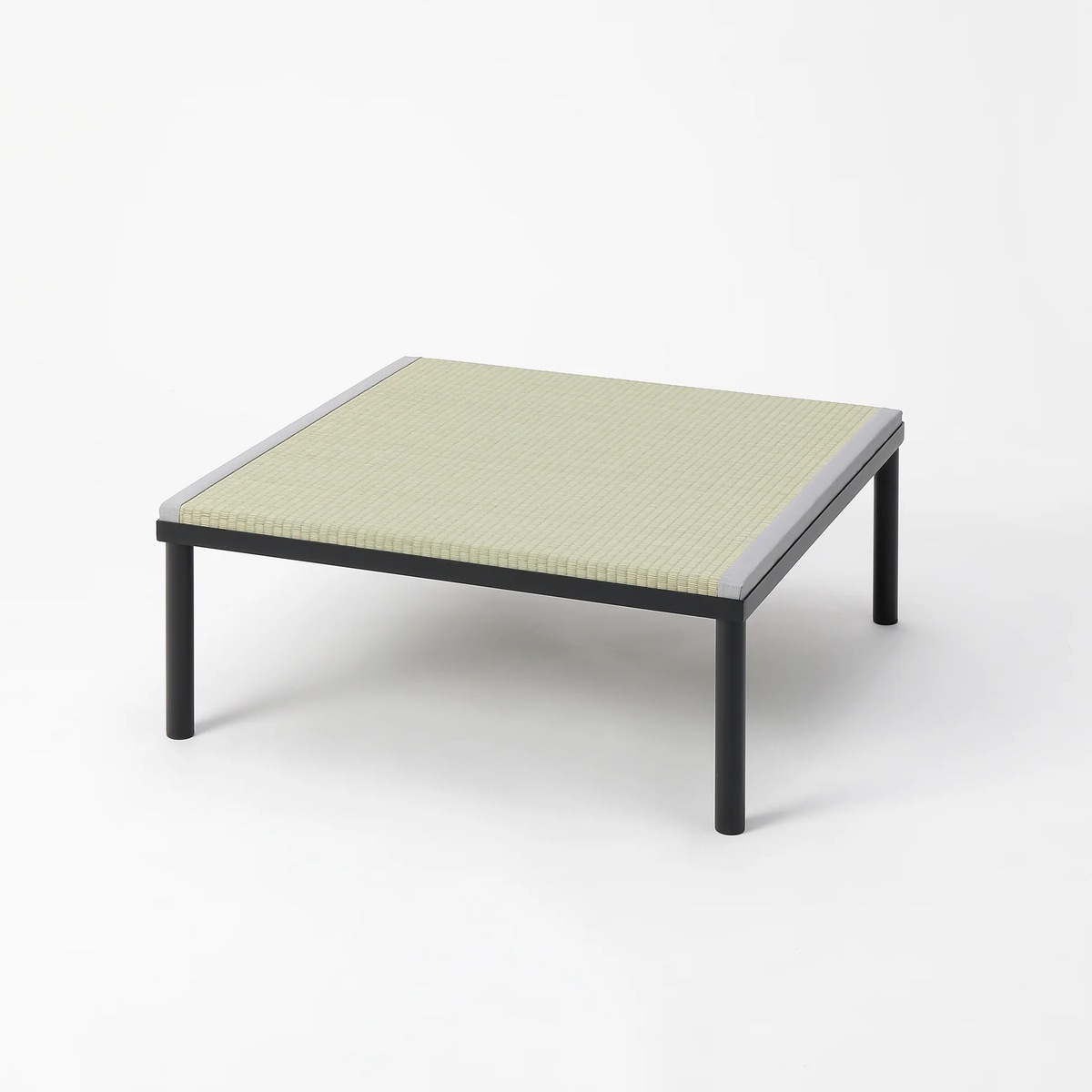 【送料無料】畳アイアン小上がり ハイタイプ 60×60×29cm い草グレー 【メーカー直送・代引不可・置配不可】