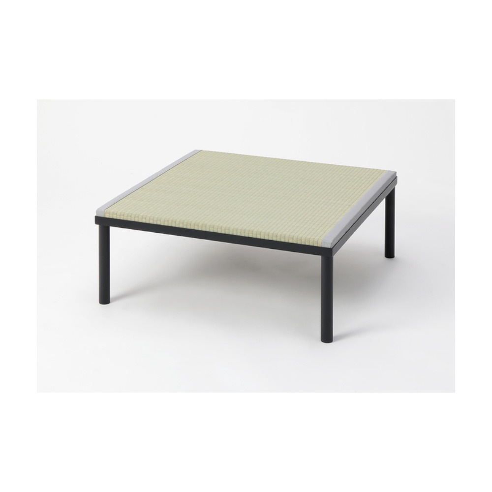 【送料無料】畳アイアン小上がり ハイタイプ 70×70×29cm い草グレー 【メーカー直送・代引不可・置配不可】