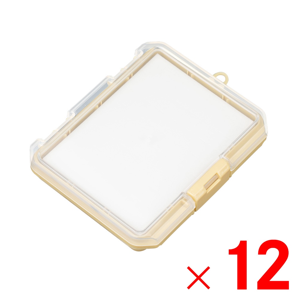 【送料無料】JEJアステージ クッション付コレクションケース 浅型 155A イエロー ×12個 ケース販売