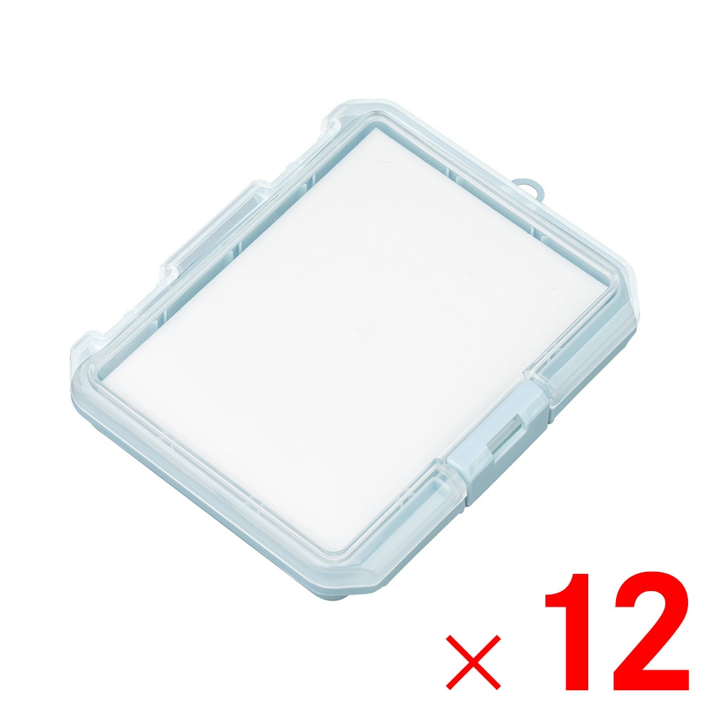【送料無料】JEJアステージ クッション付コレクションケース 浅型 155A ブルー ×12個 ケース販売