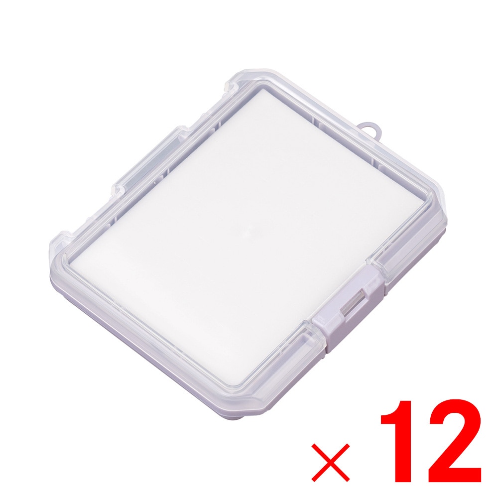 【送料無料】JEJアステージ クッション付コレクションケース 浅型 155A ラベンダー ×12個 ケース販売